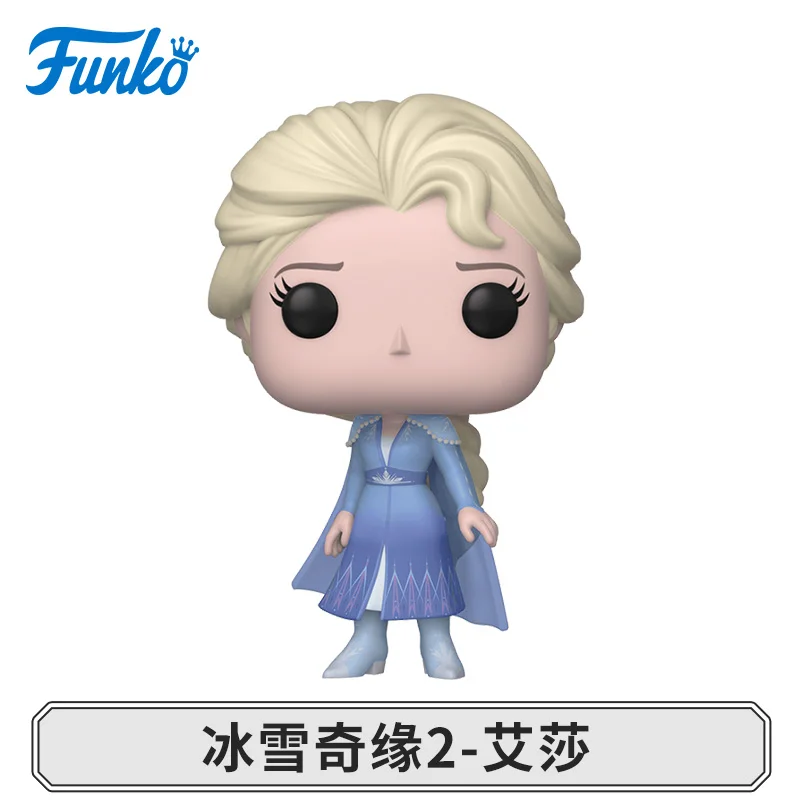 

Disney Funko Pop Animation & Cartoons Frozen 2 Elsa Anna Olaf Peripheral Figurines Ornaments Toy for Boys Gift Collectible