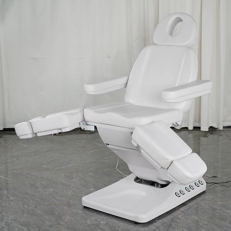 Wholesale Modern Beauty Salon Massage Table White 3 Motor Tattoo Chairs Luxury Saloon Eyebrow Tattoo Bed