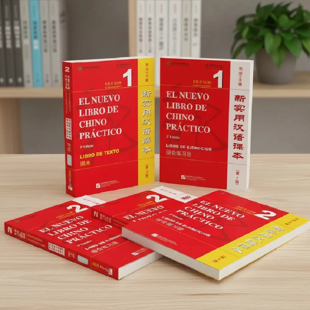 

New Practical Chinese Reader 3rd Edition Textbook Workbook1 Learn Mandarin with Spanish