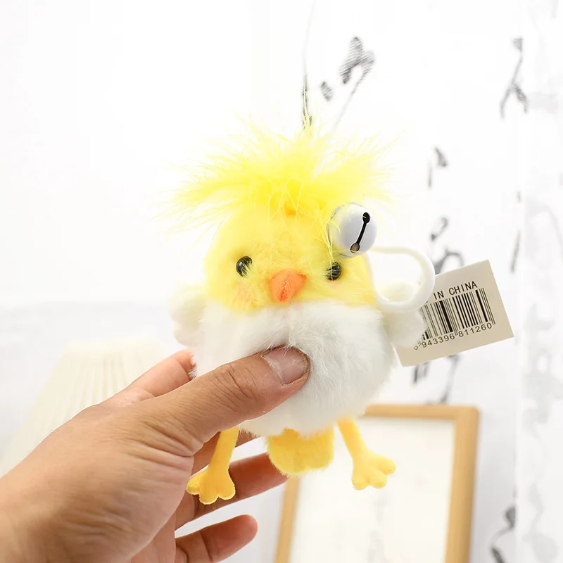 new funny Plush Jojo chirping bird doll pendant bird parrot plush toy  keychain  rocking sound  bird backpack ornament