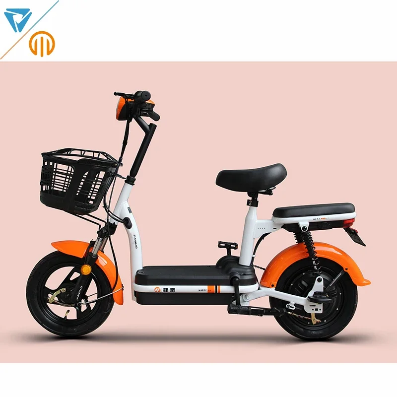 Long Range 350W 500W Electric Moped With Pedal