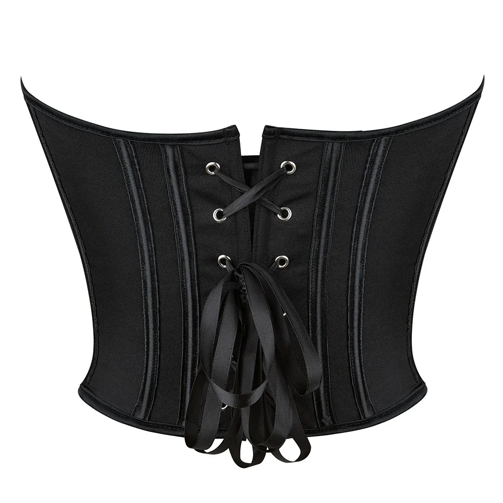 امرأة مثير شبكة بوستير أعلى السنانير الأمامية وعيون كورسيه فوقي للنساء أكمام الصيف الشارع الشهير