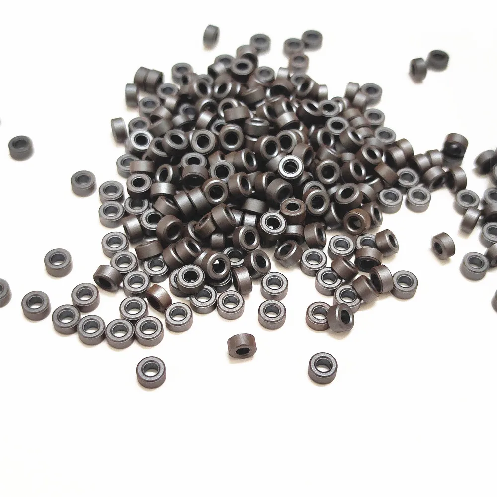 200-5000Pcs Magnetic bead ferrite core 4*2*2mm hollow magnetic bead small flux pin anti-interference filtering small magnetic