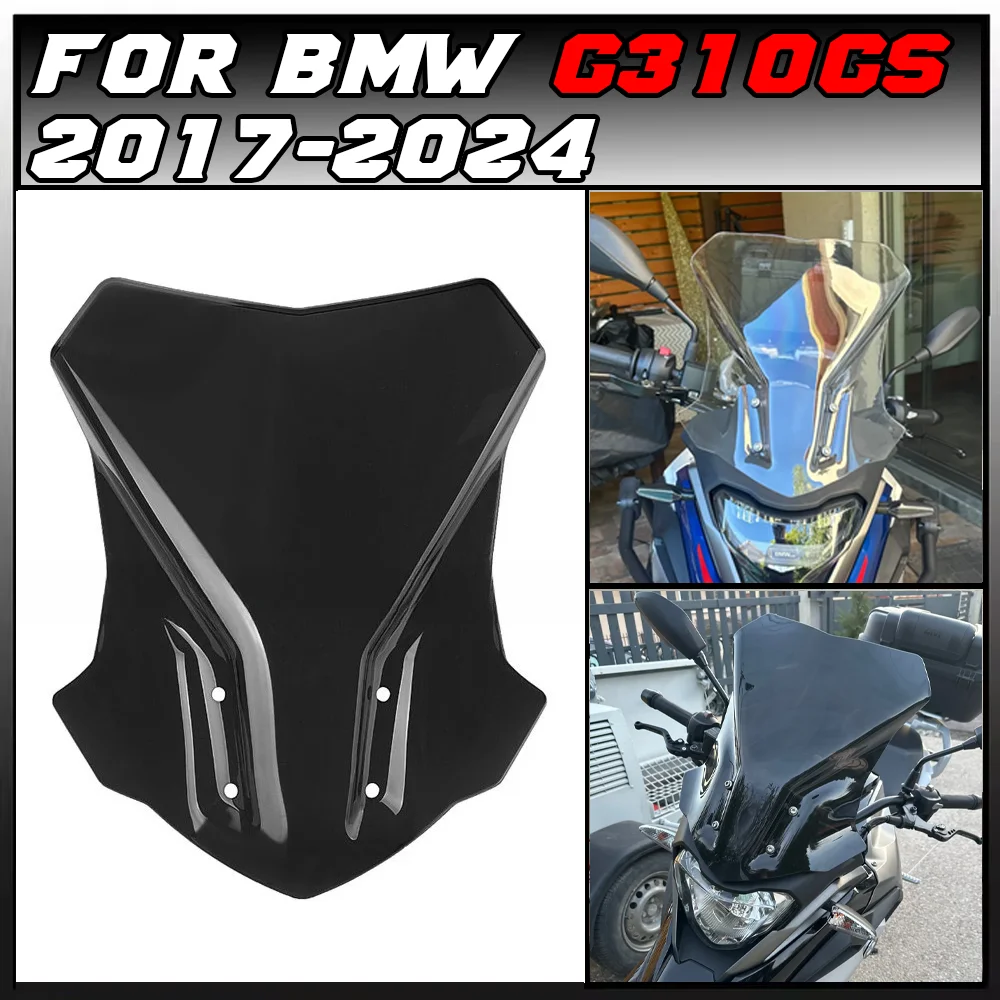 

For BMW G310GS G 310 GS G 310GS 2017-2024 WindScreen Windshield Viser Visor Double Bubble Screen Deflector Motorcycle Accessorie