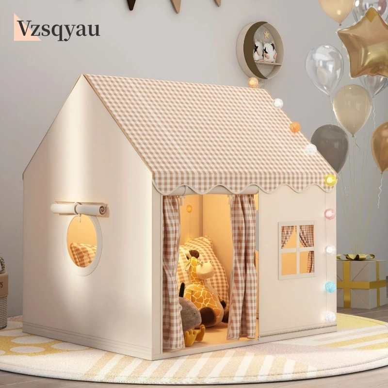 Kind kleines Haus faltbare Spielzelt Kind Spielzeug Zelt Prinzessin Mädchen Schloss Spielhaus Baby Zelt nicht im Lieferumfang enthalten Licht Ball Weihnachtsgeschenk