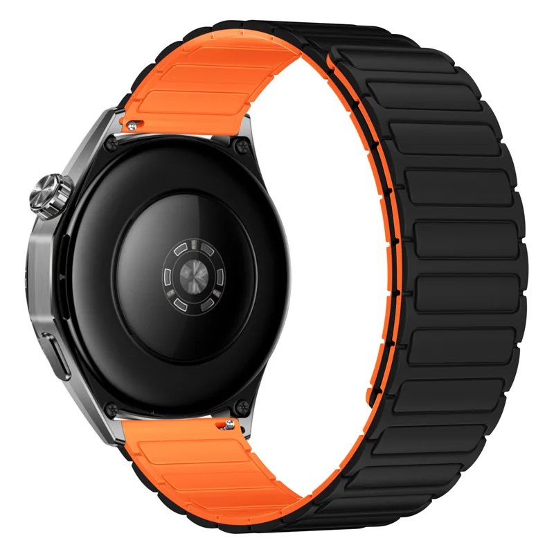 18/20/22mm Silicone Strap for Huawei Watch GT6/5 4/4Pro 3/3Pro 46mm Magnetic Band for Samsung Galaxy Watch 7 6 5 4 6Classic 5Pro