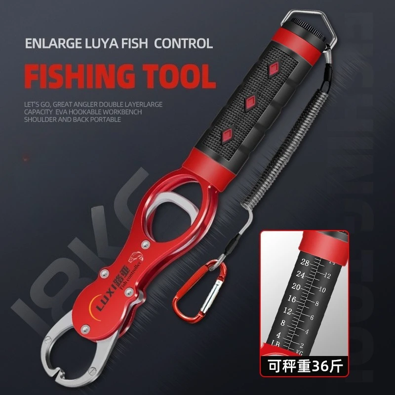 

New with Weighing Fish Controller Luya Multi-functional Luya Pliers Set Strong Opening Durable Precision Controllable 18kg