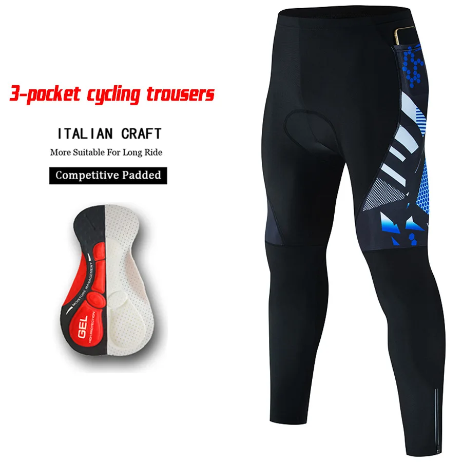 2025 New Style Professional Sunscreen Breathable Bicycle Bib Trousers Men Outdoor Wear 5D Gel Padded Cycling pants