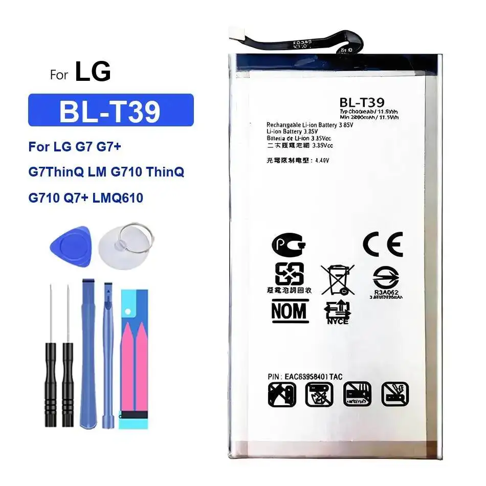 Batería Para LG X P895 Q6 G6 G7 G7 G8 V30 V40 V50 ThinQ, BL-T24, BL-T3, BL-T32, BL-T33, BL-T34, BL-T36, BL-T37, BL-T39, BL-T41, BL-T42