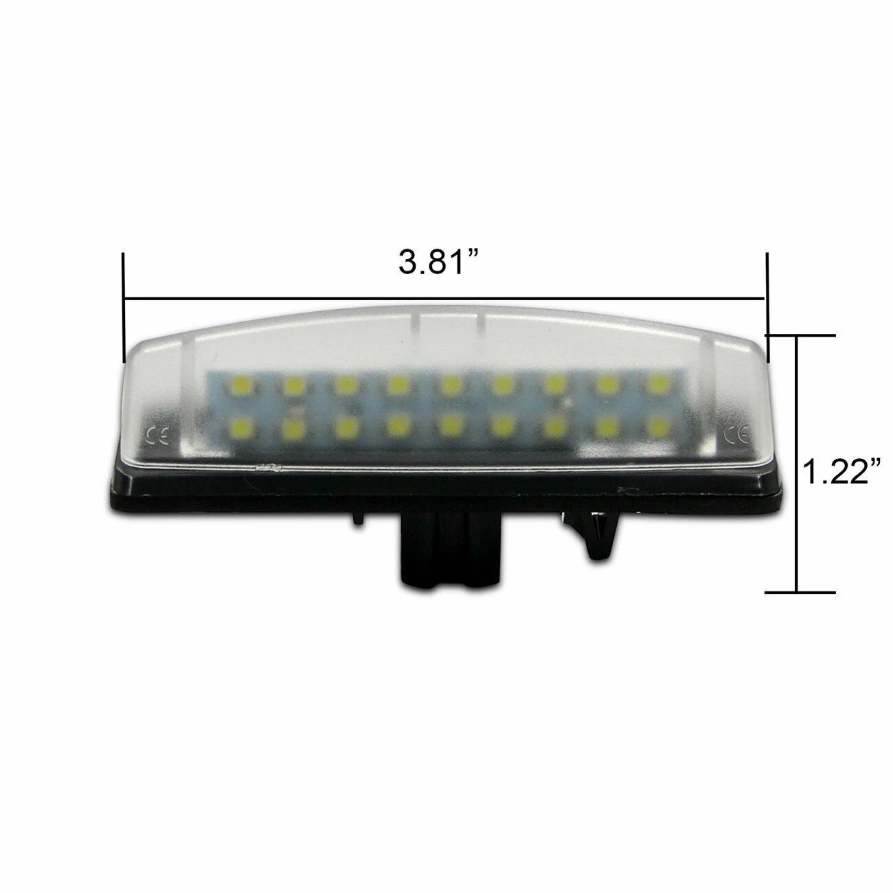 2x dla Lexus Is300 Is200 Ls430 lampy tablica rejestracyjna Led dislights Direct Fit White