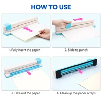 30 Hole Punch Binding Machine, Hand Push Loose Leaf Hole Punch, A4 A5 A6 A7 B5 B6 B7 Book Binder Notebook Coil Spiral Binding 2