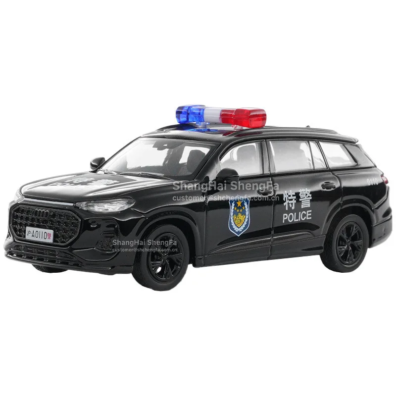 アウディ Q6 1:64 スケール オリジナル合金ダイキャストカーモデル シミュレーション オフロード SUV コレクタブルデコレーションオーナメント 車愛好家向け