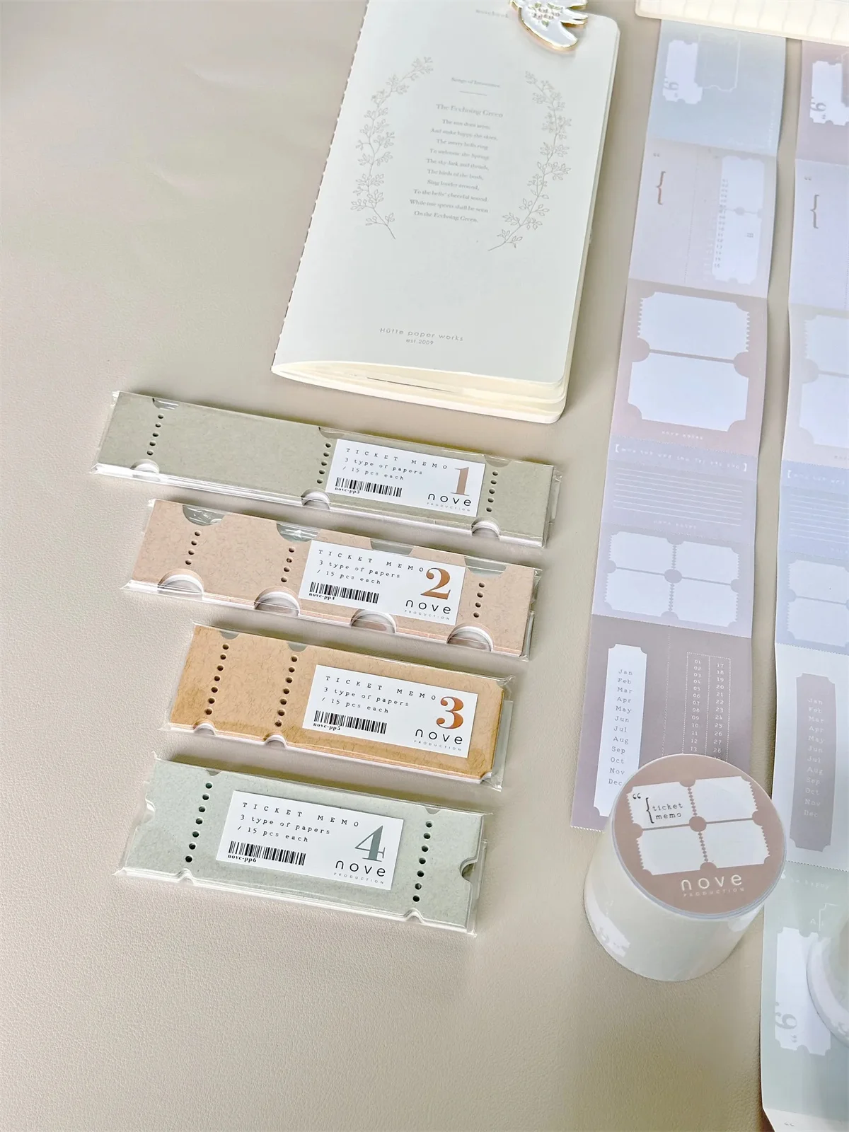 

Набор бумаги Nove Studio Vintage Jourt'aime - Ticket Memo, отрывные листы для скрапбукинга и декоративного оформления