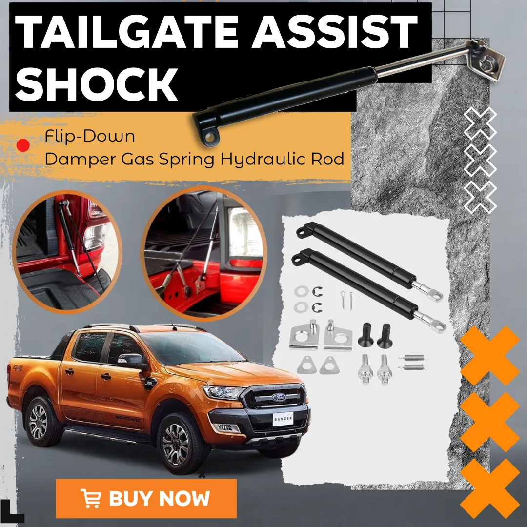 

Rear Tailgate Damper Assist Strut Shock Slow Down Damper Gas Spring Strut Lift Support for Ford Ranger T6 T7 Xit BT50