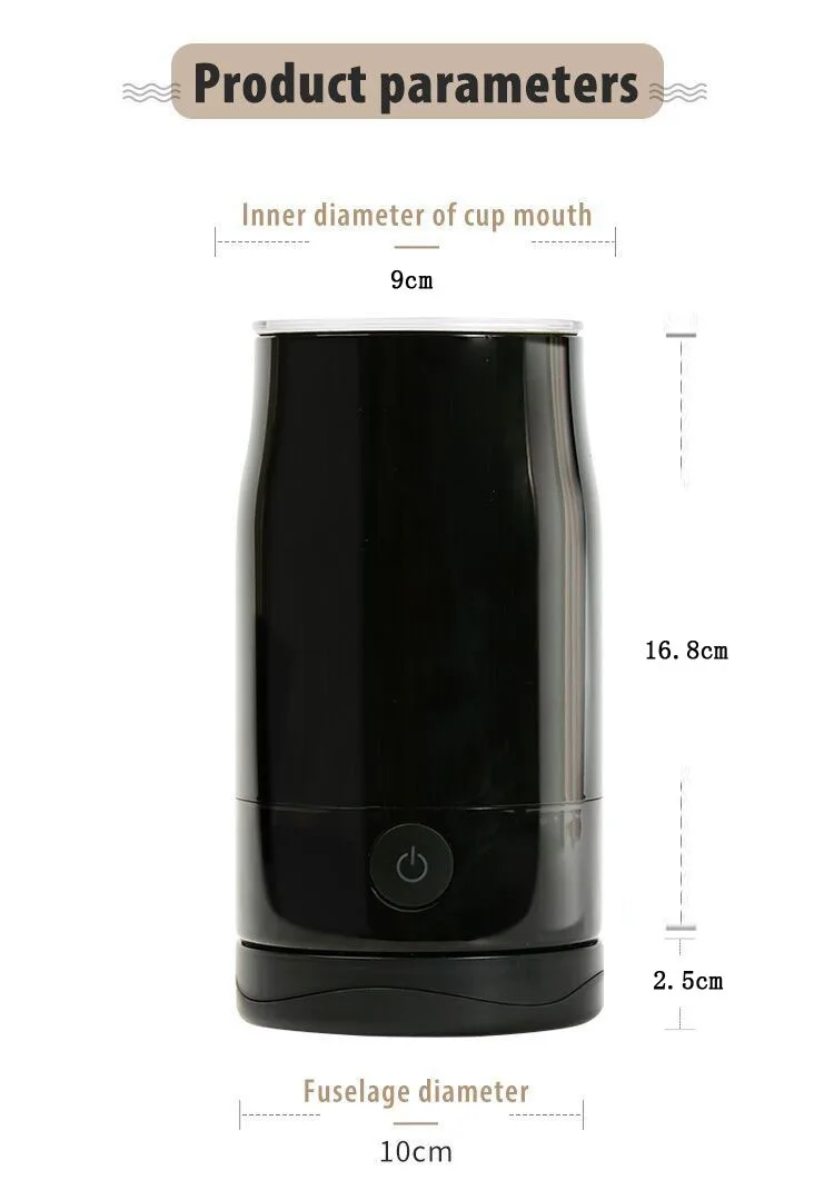 Electric Milk Frother New 6 in 1 Milk Frothing Pitcher Froth Heater Cold and Hot Milk Foaming Maker