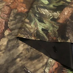 Black gum Oxford Fabric Waterproof Outdoor Floor Mat Camouflage Shade Sun Protection Heat Insulation Moisture-proof Mat Fabrics