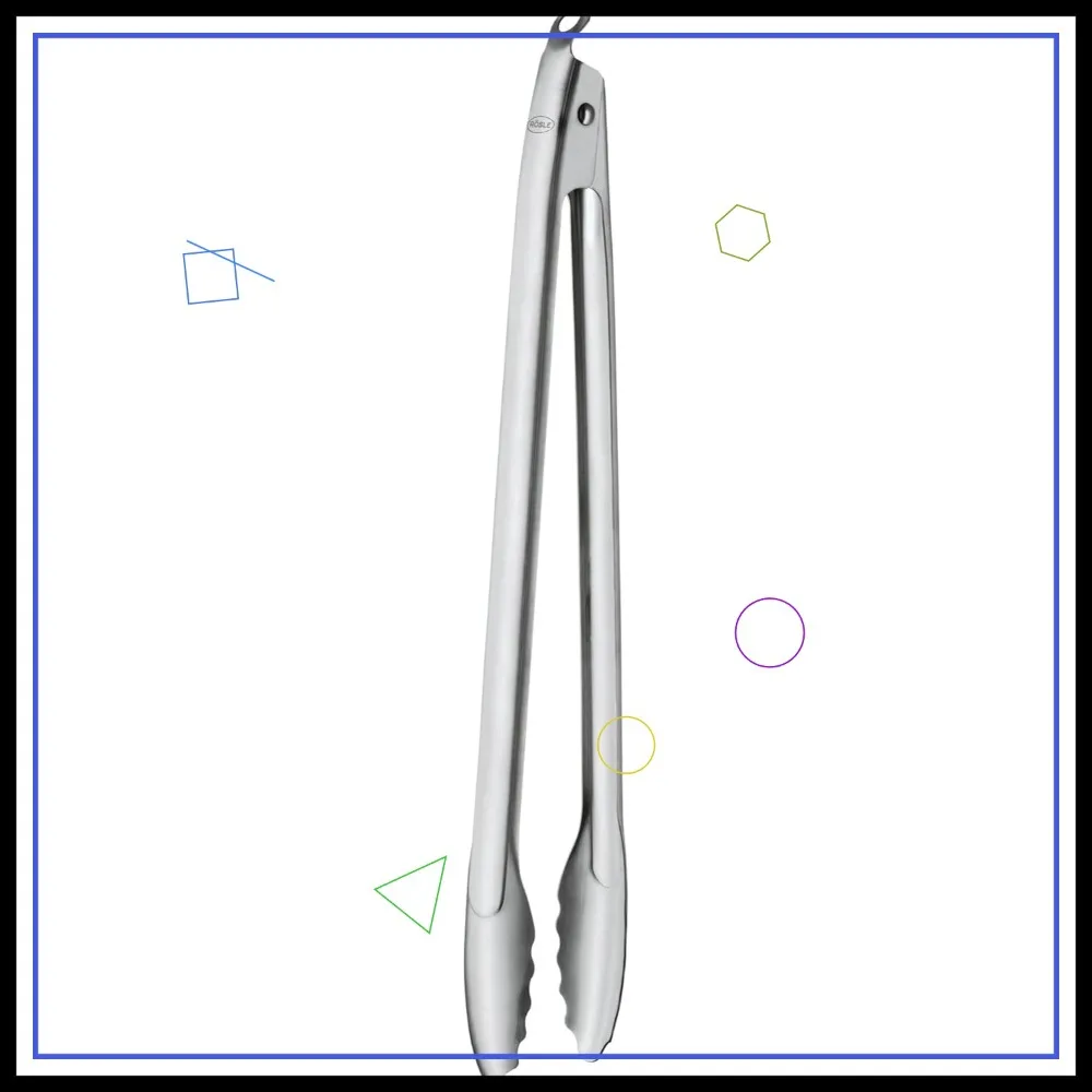 

Stainless Steel Lock and Release Click Tongs, 17-inch Kitchen Utensil for Easy Cooking