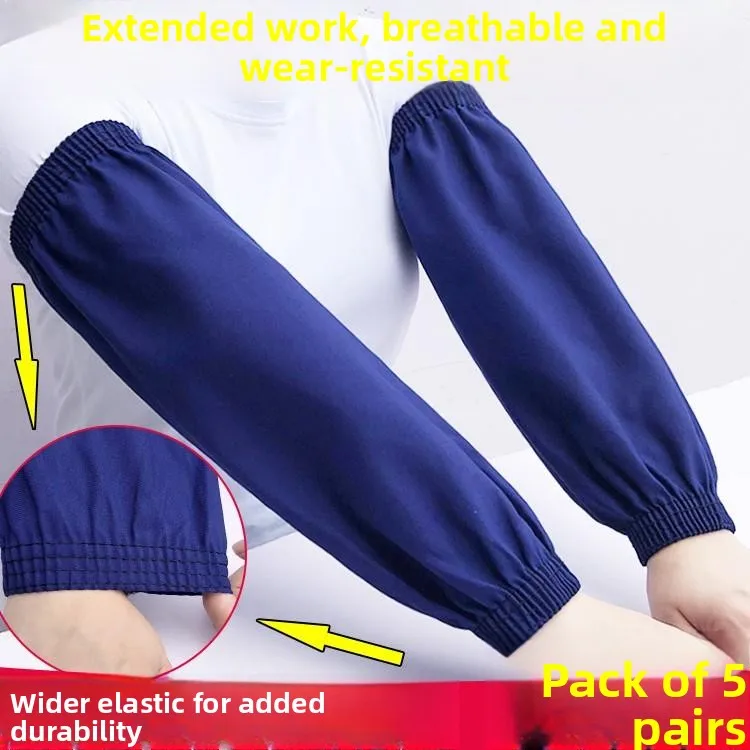 

Чехлы из чистого хлопка Све, рабочие перчатки расширенной длины, женские чехлы для охраны труда, маслостойкие, весенне-осенние