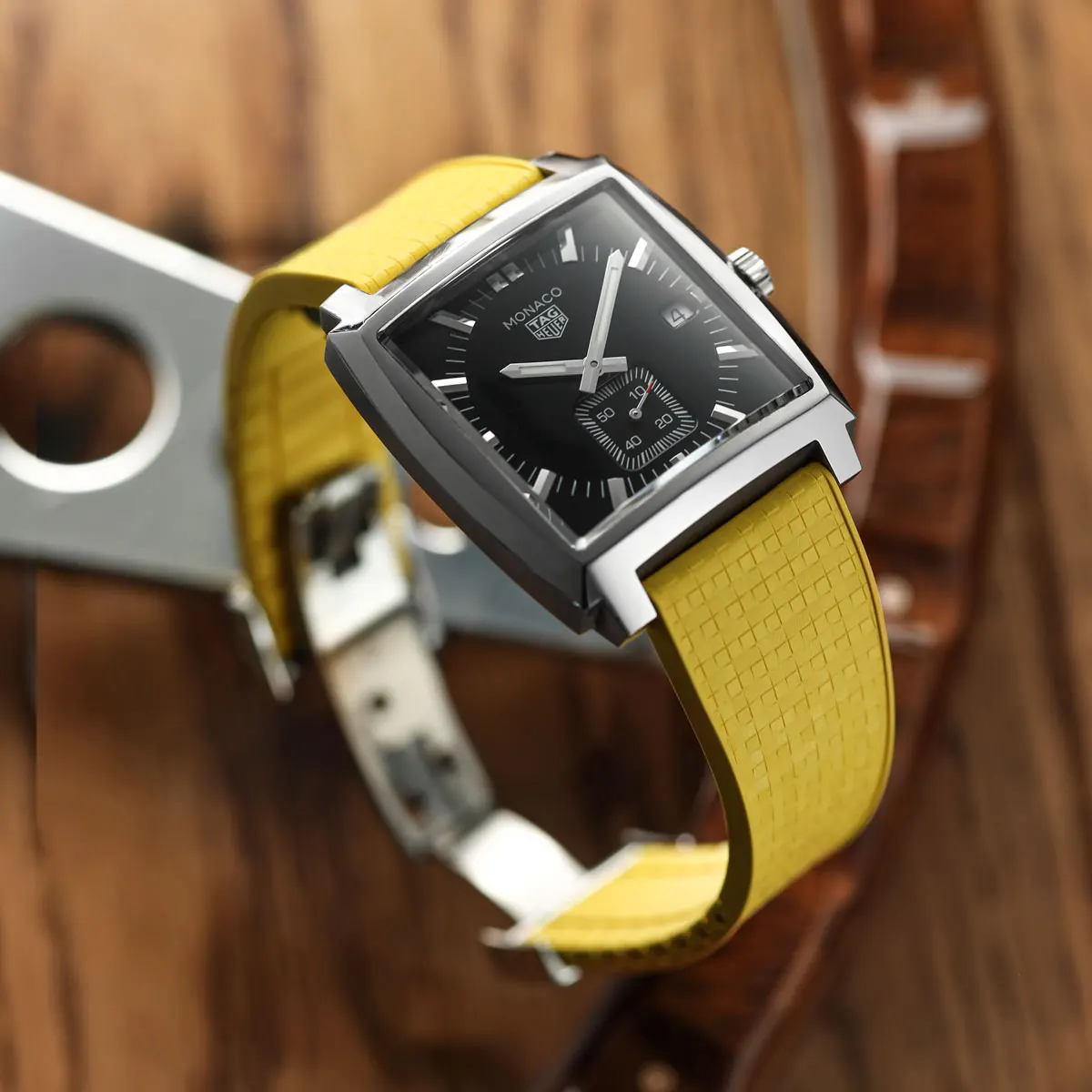 พรีเมี่ยม FKM นาฬิกา 16 มม.18 มม.20 มม.21 มม.22 มม.ฤดูใบไม้ผลิ Clasp BUCKLE DIVER สําหรับ Sekio PP IWC FKM ยางสายนาฬิกา