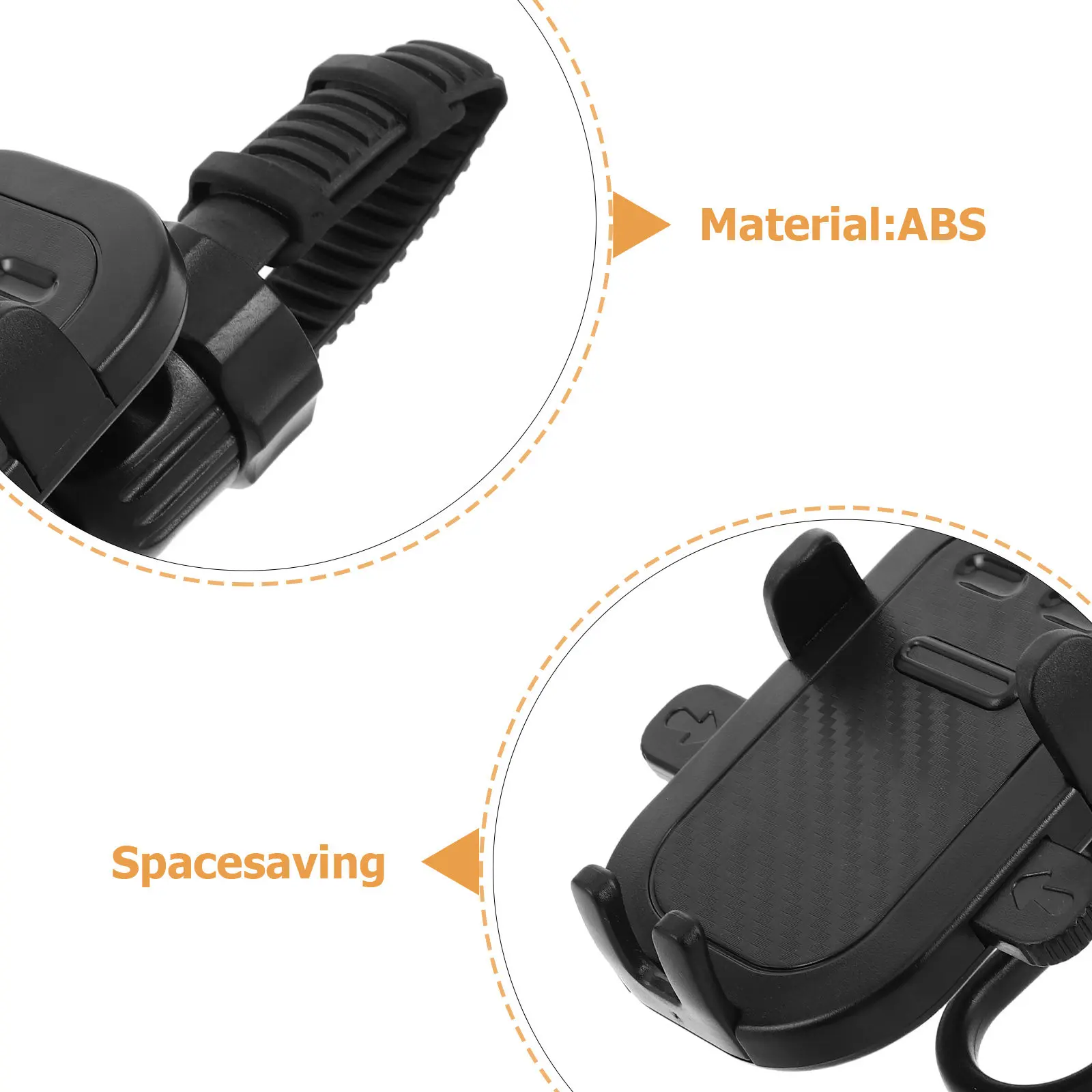 All in One Stroller Phone Mount Bag Hook for Baby Strollers Scooters Shopping Carts Universal Fit Secure Strong Lightweight