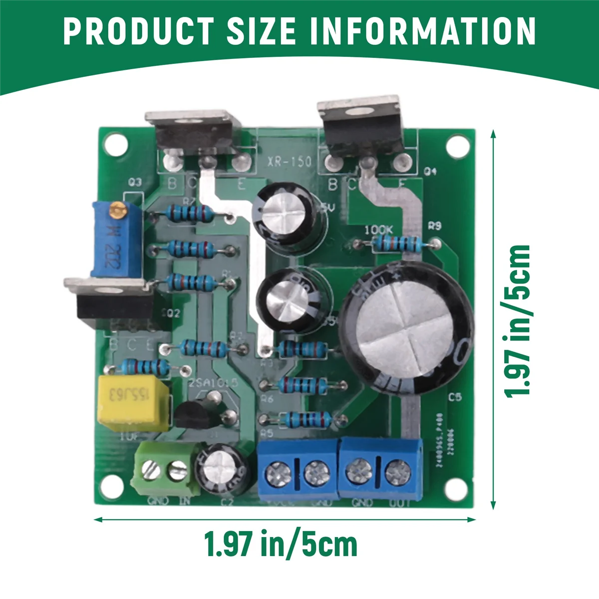 ミニモノチャンネルアンプ組み立てボード、純粋なクラスa、dc12v 24v、tip41c