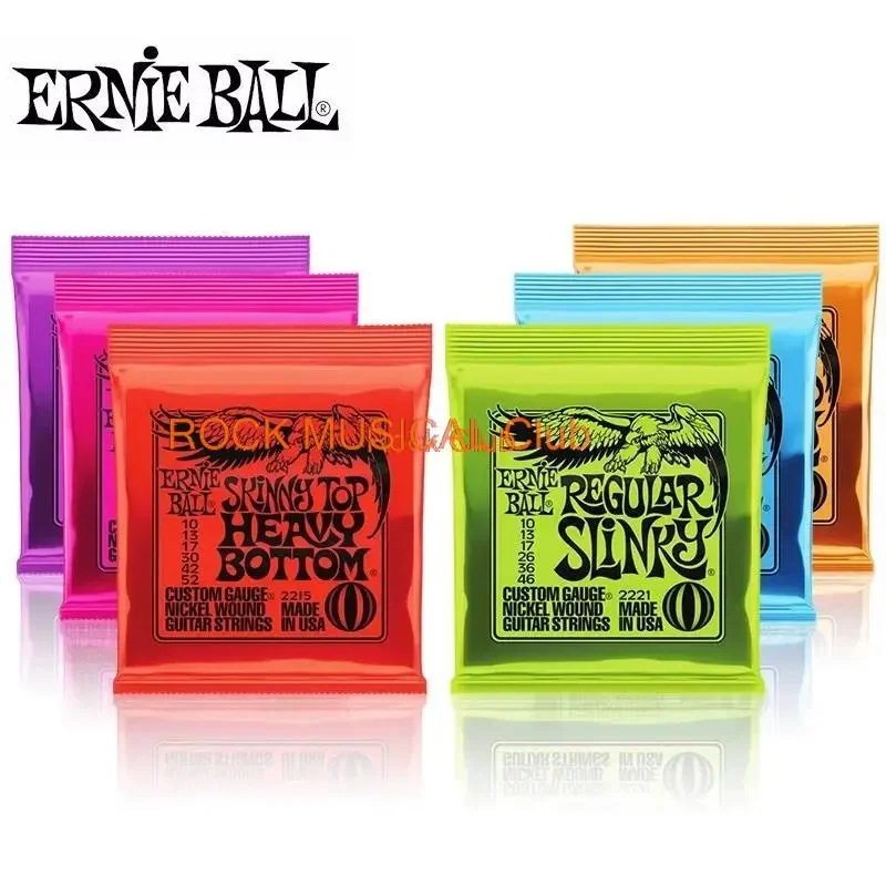 Ernie Ball Cobalt Slinky Electric Guitar Strings Nickel Wound 6 Strings Guitar For Electric Guitar Accessories 2220 2221 2222