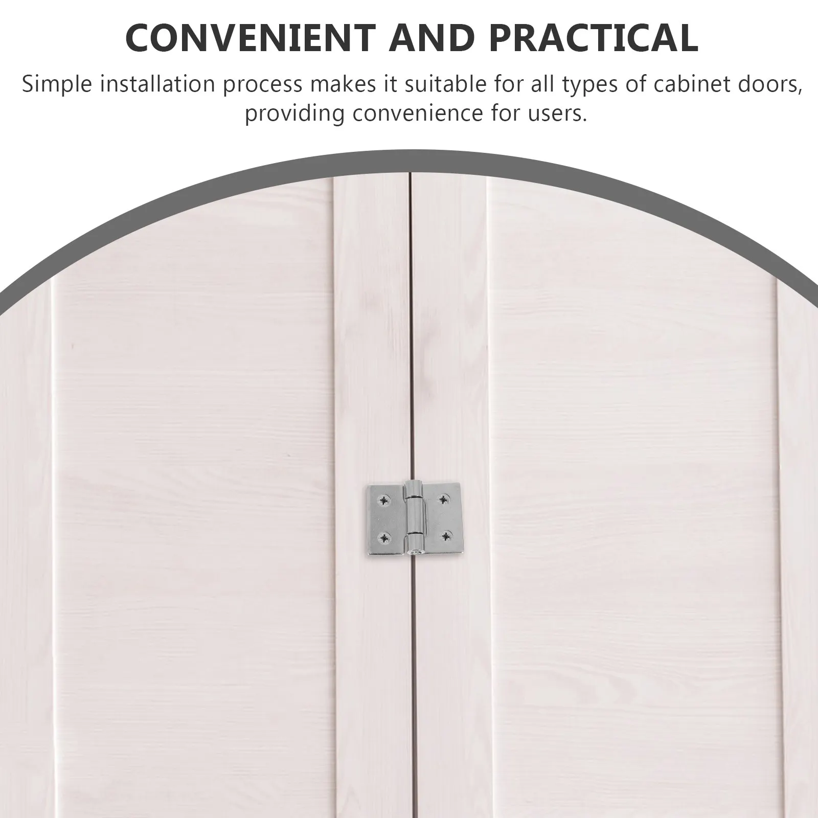 2Pcs Heavy Duty Metal Door Hinges for Bathroom Basement Laundry Room Smooth Quiet Operation Sturdy Replacement Hinges