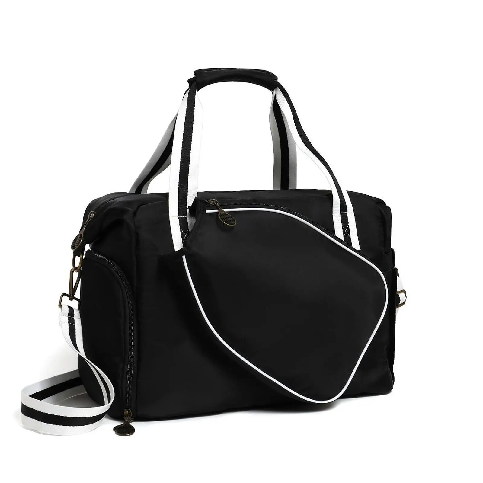 Pickleball Accessories Case Bag Spacious Handbag Professional Organizer for Outdoor Tennis and Gym
