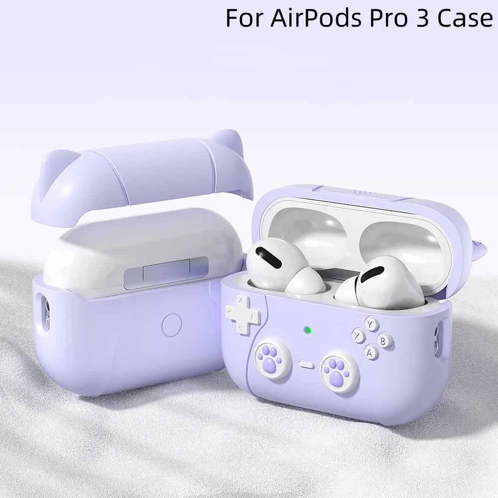 

New Anime Cat Design with Anti Soft Shell Silicone Cover Cute Earphone Protector Case For AirPods 2 3 4 Pro 2 3 Case
