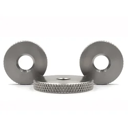 M3M4M5M6M8-M12 Stainless Steel 304 Enlarged Flat Head Mesh Knurling Adjusting Hand Nut