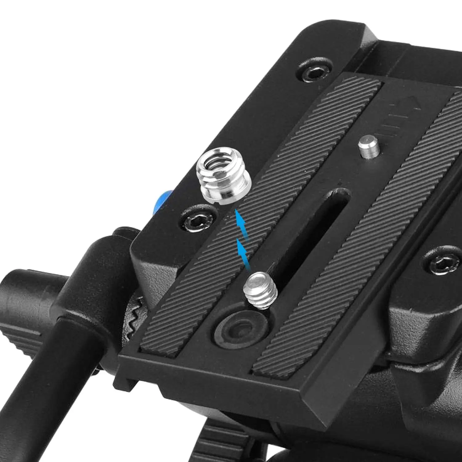 5 حزمة 1/4 بوصة إلى 3/8 بوصة تحويل المسمار القياسية محول المخفض جلبة محول لكاميرا DSLR كاميرا الفيديو ترايبود Monopod Ba