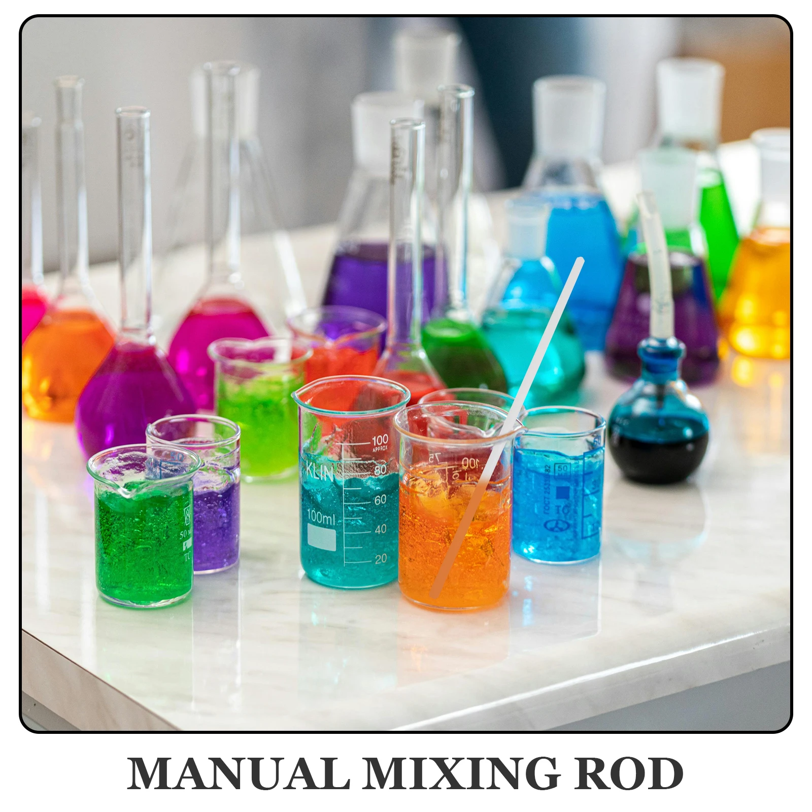 

Stirring Rod Small Bars Stainless Steel Chemistry Mixer Lab Educational Equipment Non Stick High Temperature Resistant