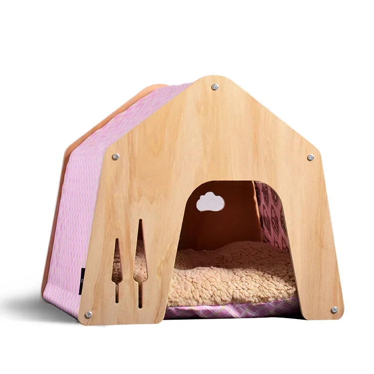 

Cat House Dog House Four Seasons General Delivery Room Ventilation Environmental Protection Solid Wood Furniture Pet Supplies