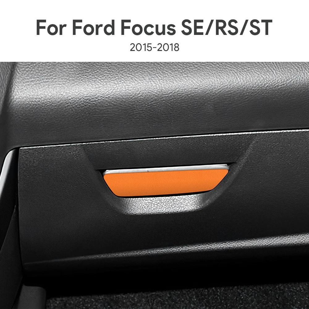 

Top Suede Trim Sticker For Ford Focus SE RS ST Ecoboost 2012 2013 2014 2015 2016 2017 2018 LHD RHD Car Passenger Glove Box