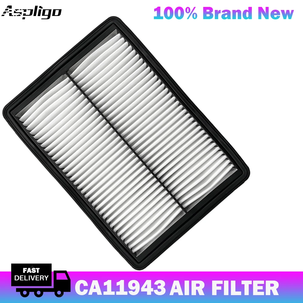 Aspligo 1PCS CA11943 Replacement Engine Air Filter For Hyundai Santa Fe Sport 2017-2018/For Kia Sedona 2015-2021 2016 2017 2018