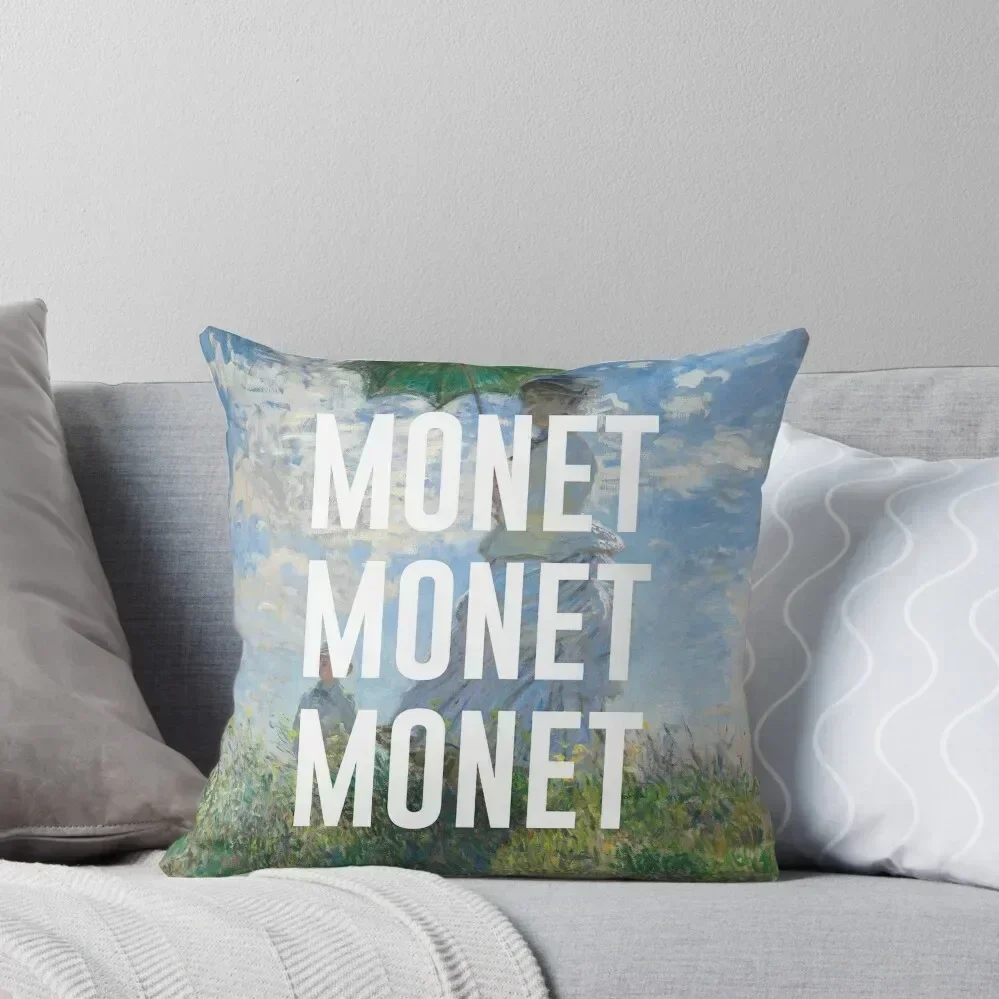 

Monet Monet Monet Throw Pillow christmas supplies luxury home accessories pillow cover luxury christmas ornaments 2025 pillow