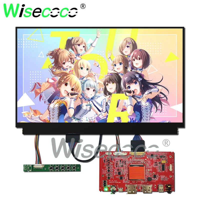 

12.5 Inch 3840x2160 4K UHD IPS LCD Display 4K Screen Module 60Hz Driver Board Win 10 11 Raspberry Pi 4K LCD Display