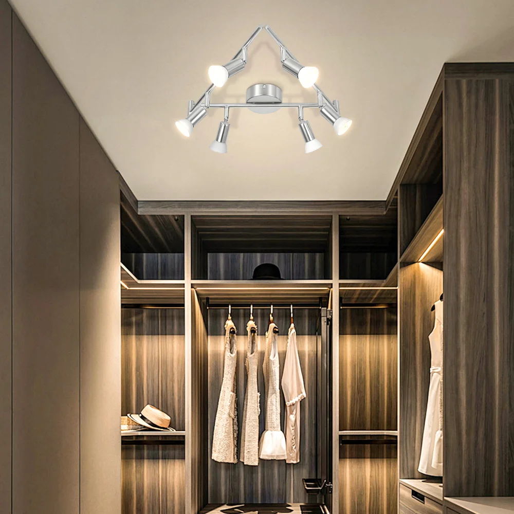 Modern GU10 Led Chandelier Rotatable 110V 220V Replaceble Bu