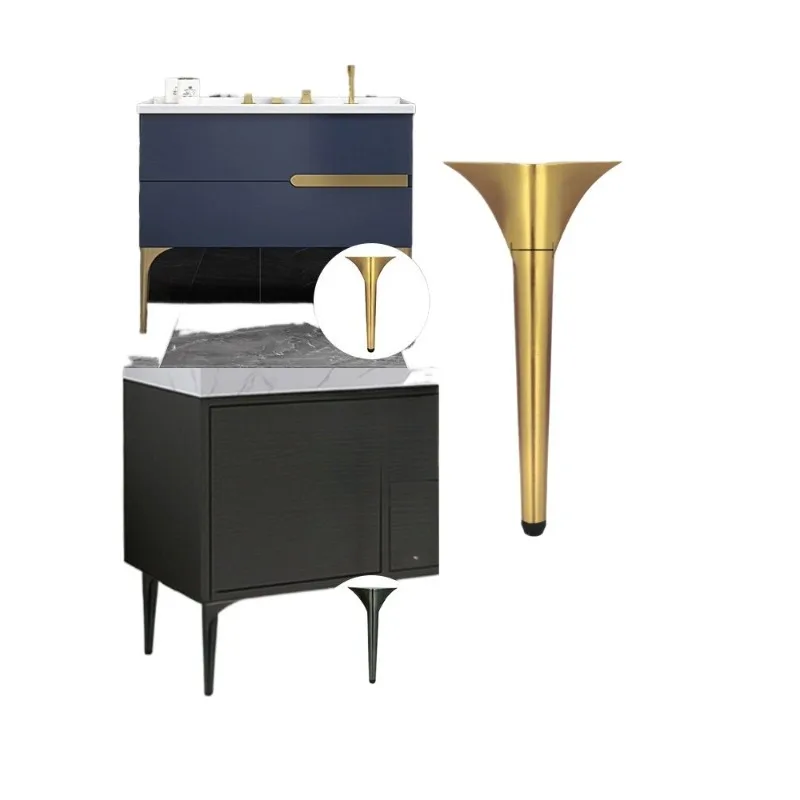 Stainless steel, coffee table TV cabinet support feet, sofa legs, furniture heightened legs, adjustable foot pads