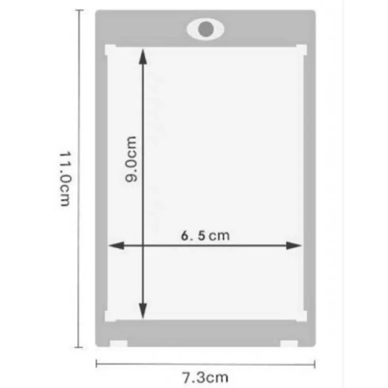 63 x 88mm card sleeves Mayday Premium 50 Clear Standard Card Sleeves 63.5 x 88mm