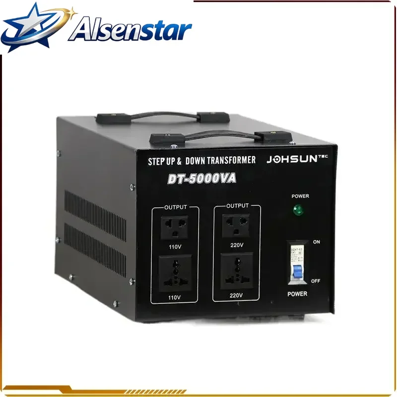 Heavy Duty Voltage Converter Transformer 5000W 7500W 10000W 220V to 110V Power Universal Socket for Traveling Appliances
