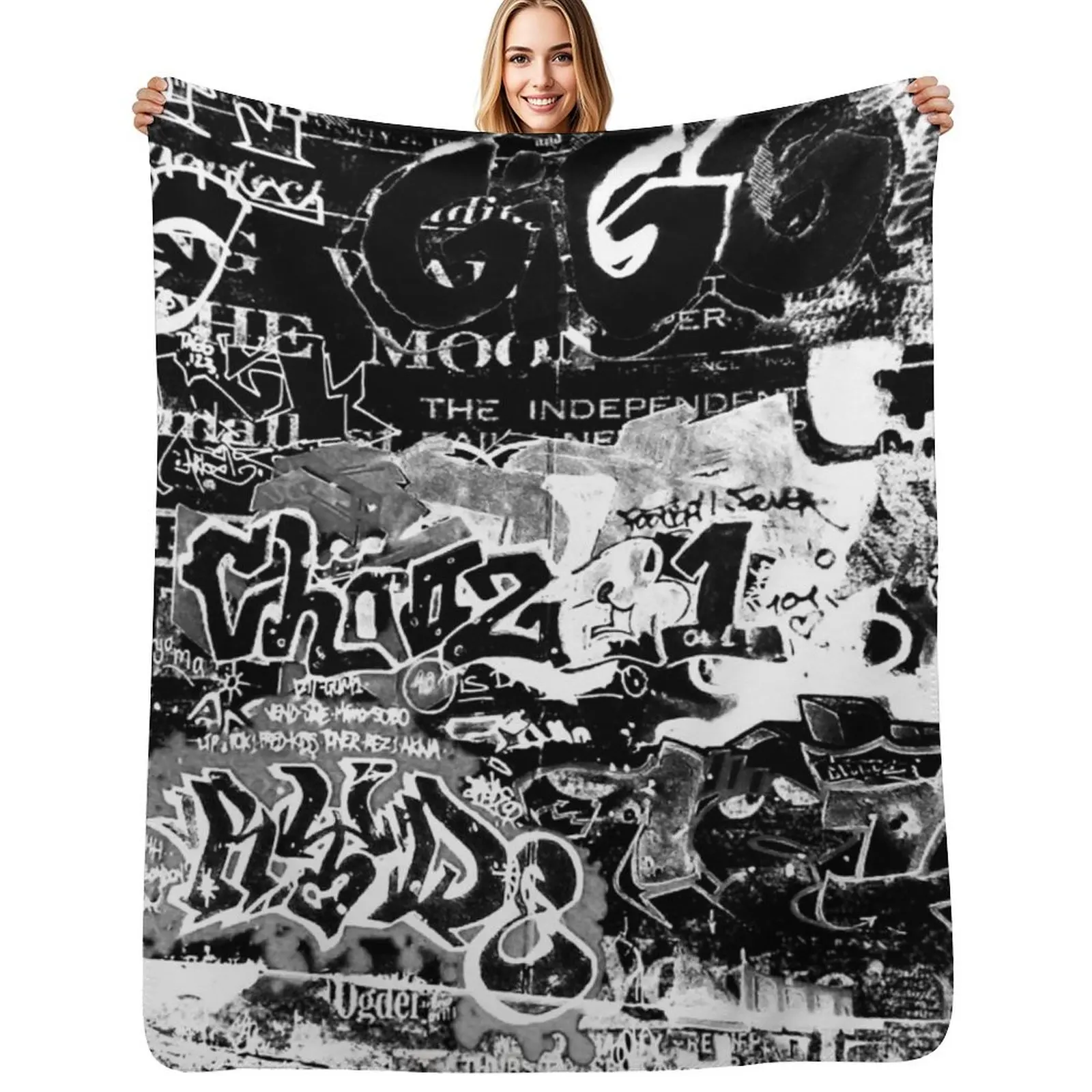 

Graffiti Throw Blanket Stuffeds Cute for babies Blankets