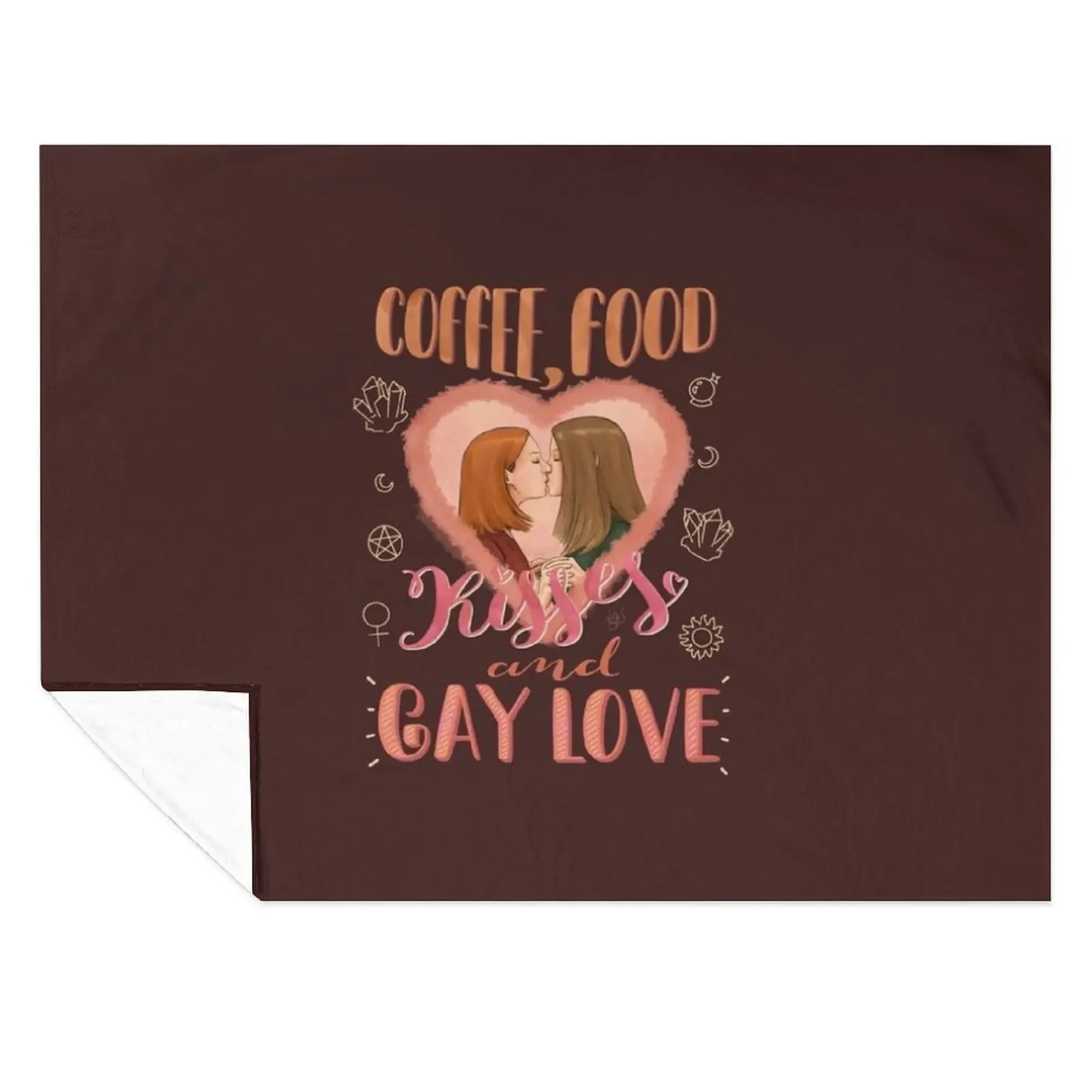 

Gay Love (Willow and Tara) Throw Blanket Flannel Fabric for sofa Soft Plush Plaid Comforter Blankets