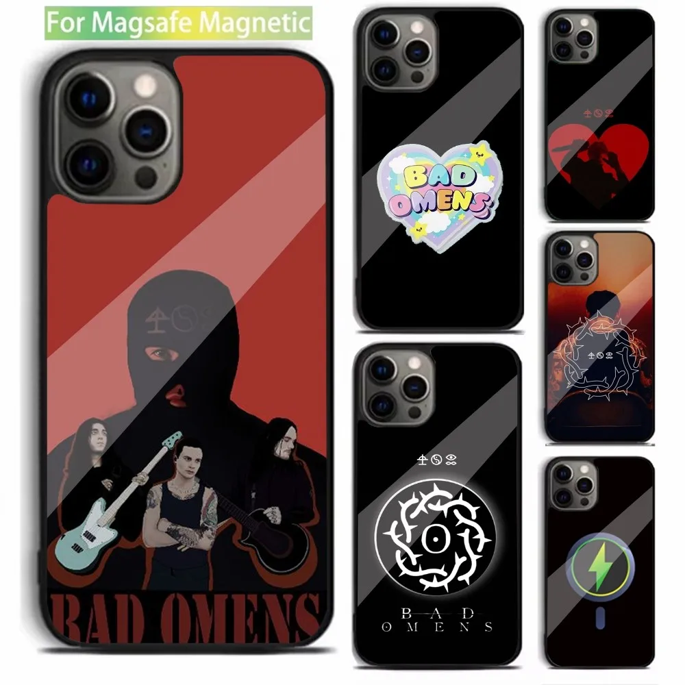 

Band Bad O-Omens Phone Case For iPhone 16,15,14,13,12,11,Plus,Pro,Max,Mini Magsafe Magnetic Wireless Charging