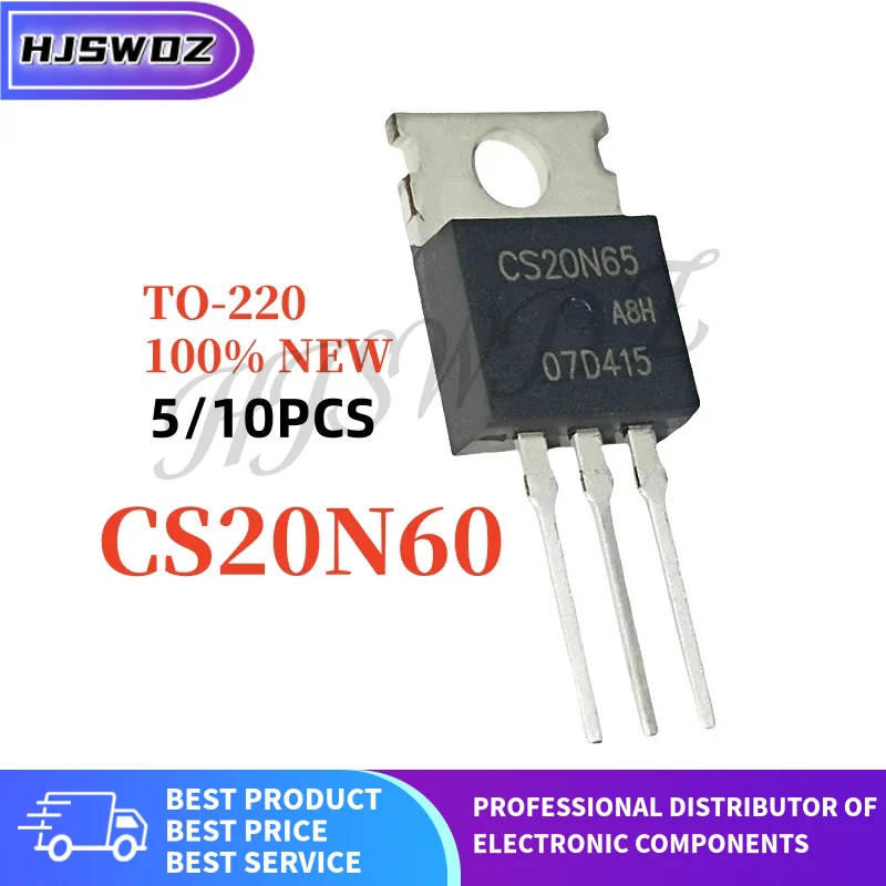 5/10PCS CS20N65 CS20N65A TO-220 MOSFET Field effect tube Transistor Brand New In Stock