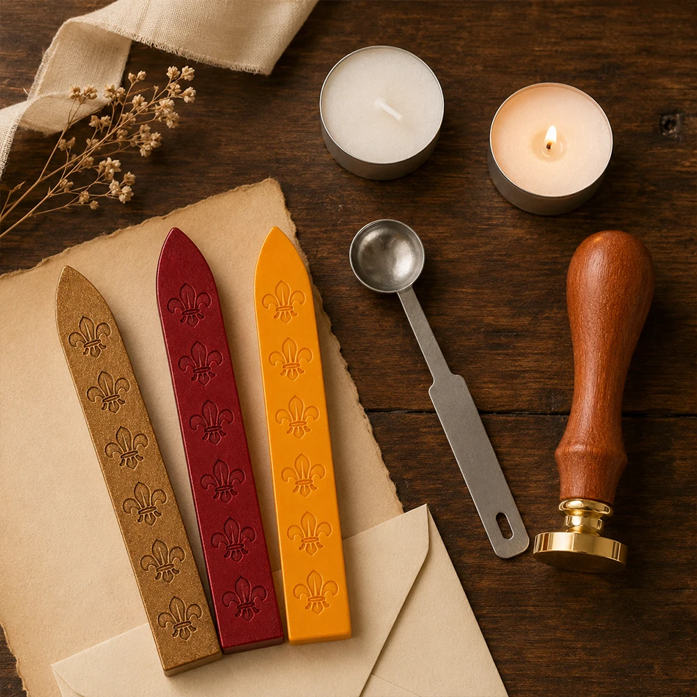 Kit Stempel Segel Lilin 3D Mot - Wax Seal Stamp Set ulasan dan harga