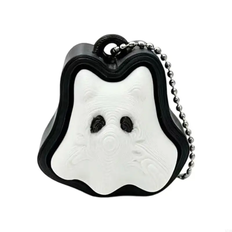  Halloween Press Button Desk Toy, Portable 3D Printed PLA Keychain for Study Breaks, Commutes, and Seasonal Displays
