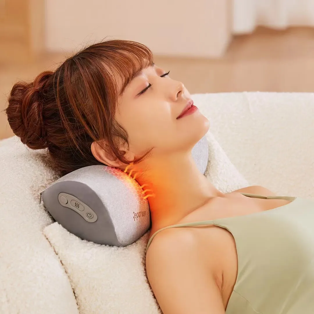 Новая подушка для шеи Repor, растягивающаяся Шейная графеновая Горячая компрессионная роликовая подушка для хиропрактика для приложения Mijia