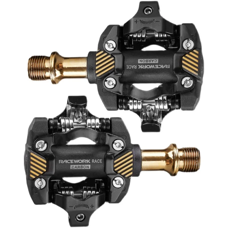 

Ultra-light Bicycle Pedal Double-sided Cassette Self-locking Mountain Bike Pedal Chromium-molybdenum Steel Bearing Foot Pedals