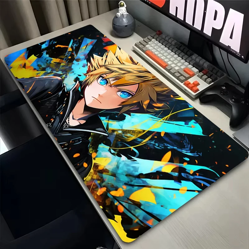 Mauspad Gaming Teppich Anime Tastatur Pad PC Mousepad Mauspads Laptop Erweiterte Schreibtisch Matte K-Königreich H-Herzen für LOL Gamer Geschenk